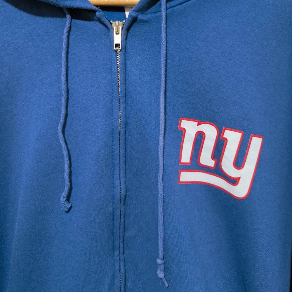 NFL Sudadera capucha con cremallera Giants Vintage (XL)